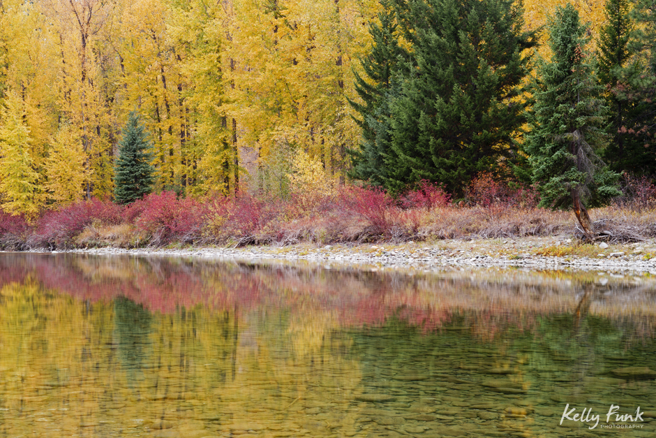 fall in the Kettle Valley, Princeton, British Columbia, Canada, autumn, river, colors, reflection, Kelly funk, Kamloops photographer