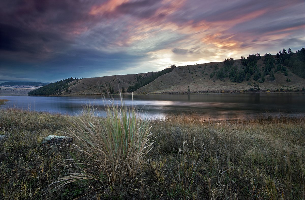 Autumn morning captured near Kamloops, British Columbia, Canada