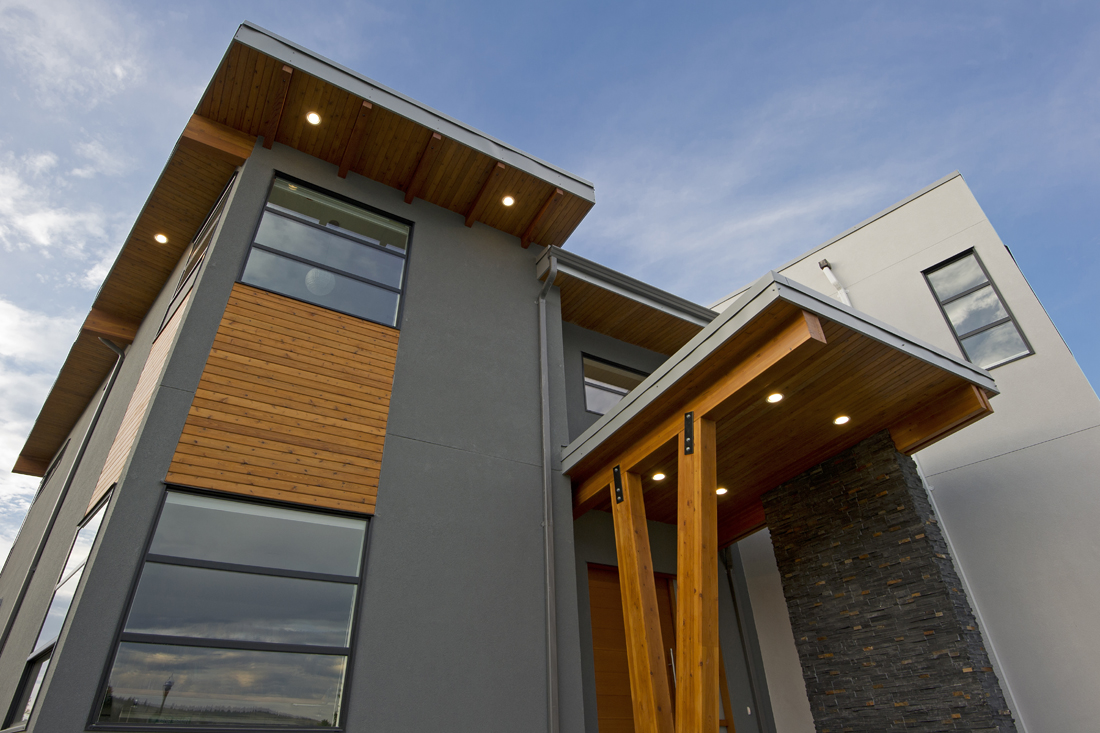 Architecture and design shoot for Kamloops based company, Motivo Design Group showing interior, exterior, building quality and design. Kamloops, British Columbia, Thompson Okanagan region, Canada
