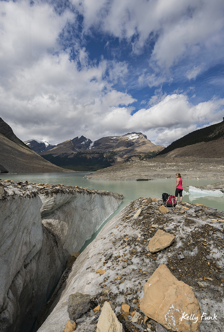Exploring the Robson Glacier in the Canadian Rocky Mountains, British Columbia, Canada