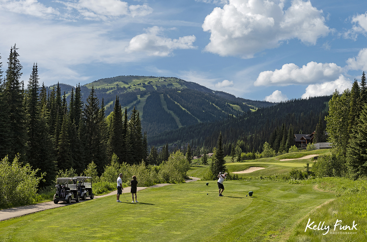 Golf shoot for Sun Peaks Resort, British Columbia, Canada