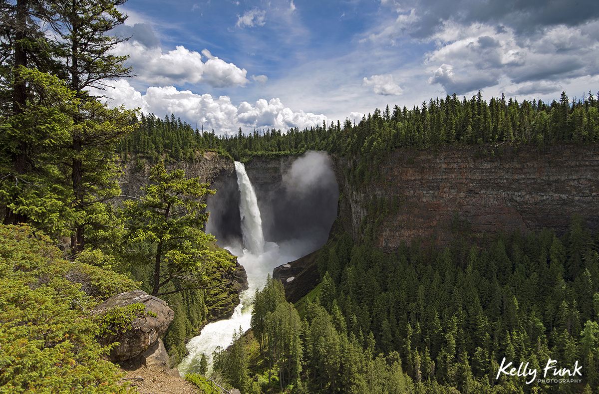 Helcken Falls in beautiful Wells Gray Provincial Park, near Clearwater, British Columbia, Thompson Okanagan region, Canada