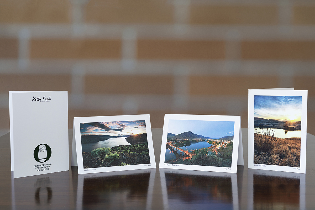 Kamloops commercial and corporate customized greeting cards, including Kamloops, Sun Peaks and Wells Gray, British Columbia, Canada