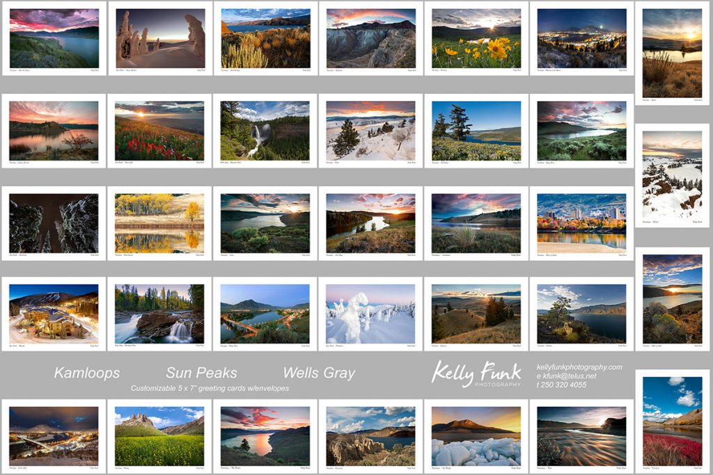 Kamloops commercial and corporate greeting cards examples for Excel Industries, British Columbia, Canada