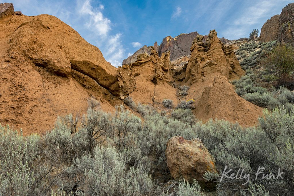 Cinammon Ridge or Mara loop trail, during a commercial shoot, Kamloops, British Columbia, Thompson Okanagan region, Canada