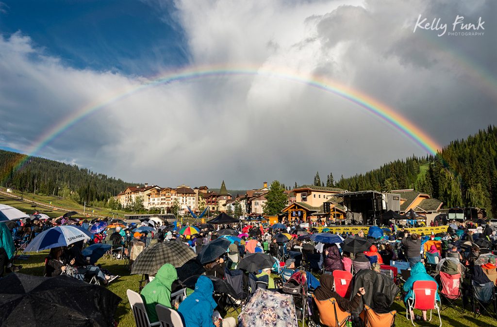 the village of sun peaks resort, kamloops, british columbia, thompson okanagan region, canada