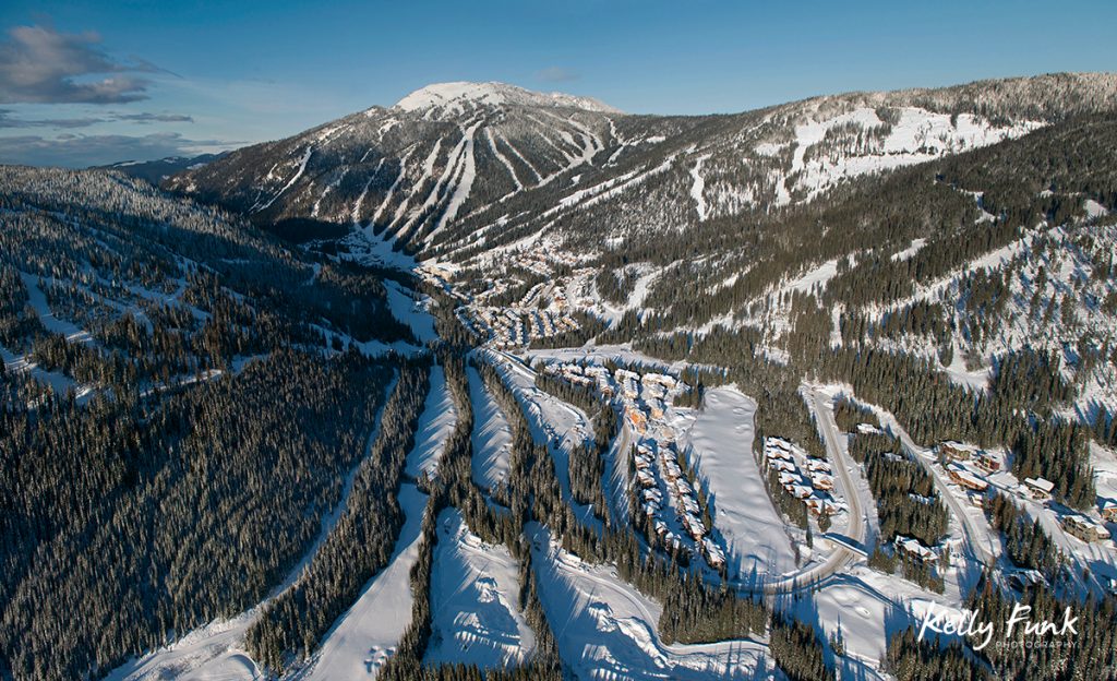 the village of sun peaks resort, kamloops, british columbia, thompson okanagan region, canada