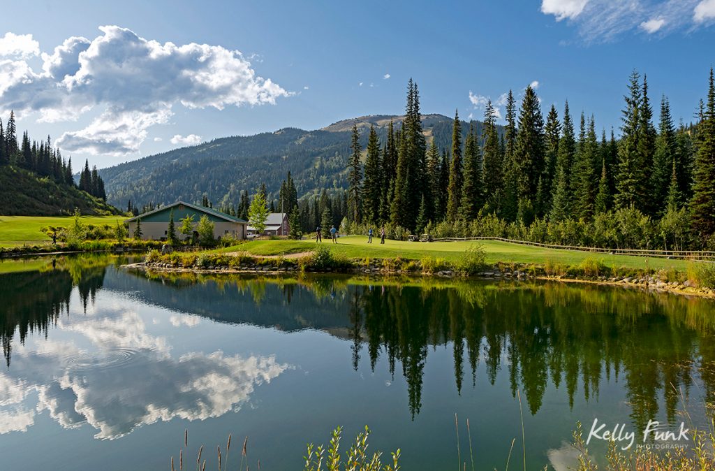 the village of sun peaks resort, kamloops, british columbia, thompson okanagan region, canada