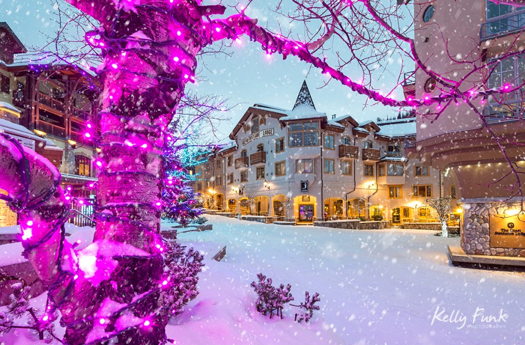 the village of sun peaks resort, kamloops, british columbia, thompson okanagan region, canada