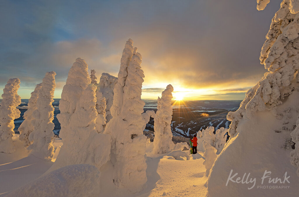 Sun Peaks snow ghosts