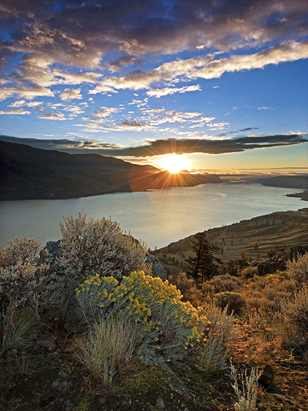 Kelly Funk Ethereal sunrise Kamloops Prints and Stock images 98